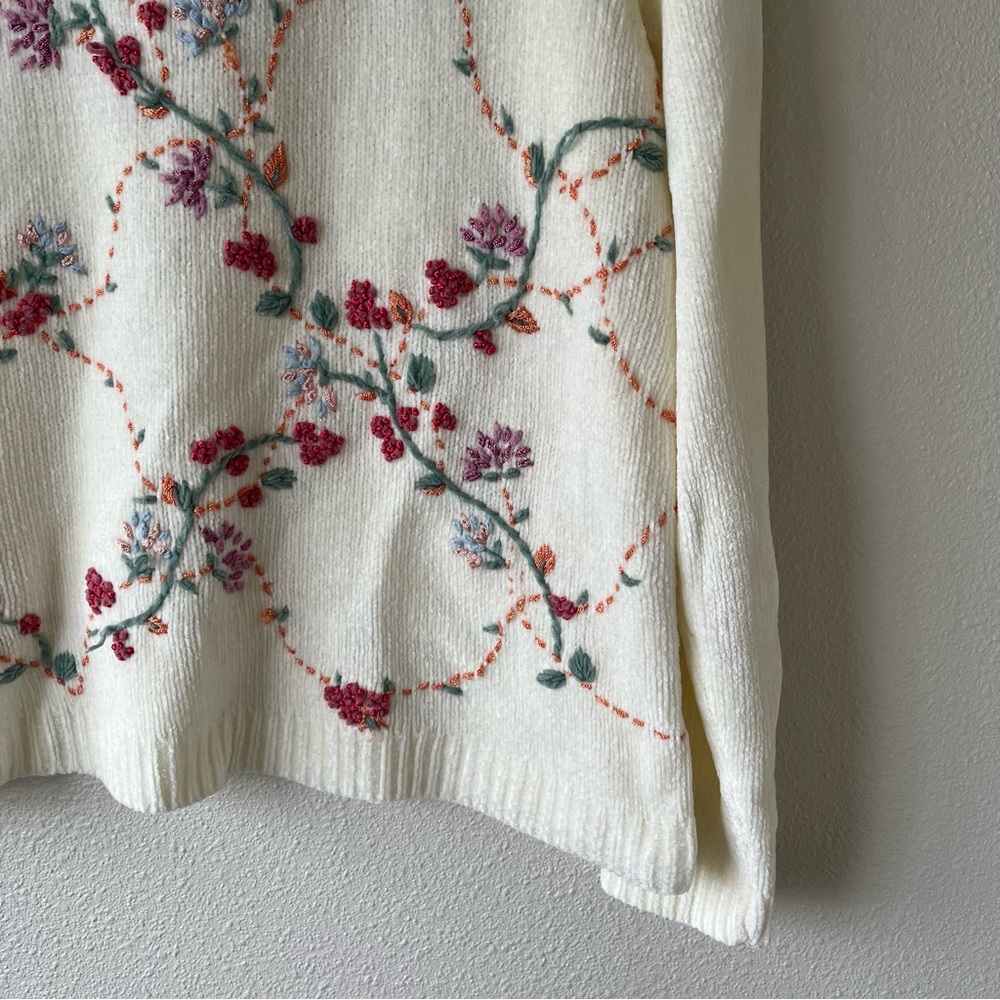 Alfred Dunner floral sweater - Picture 4 of 13